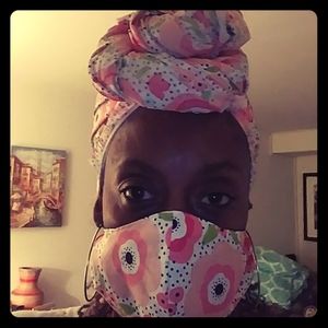 Mask headwrap set